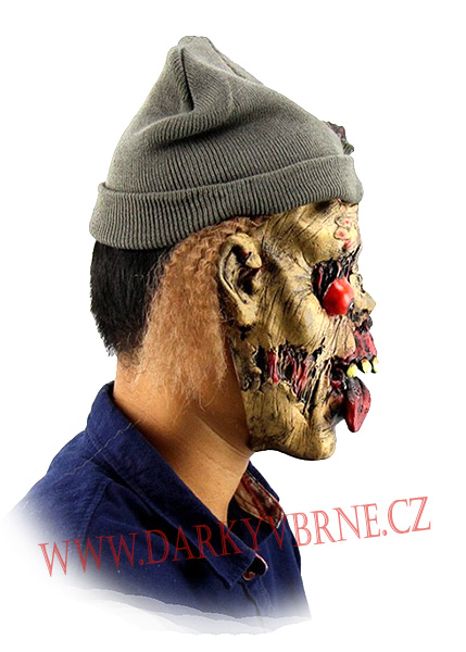 Maska zombie s čepicí