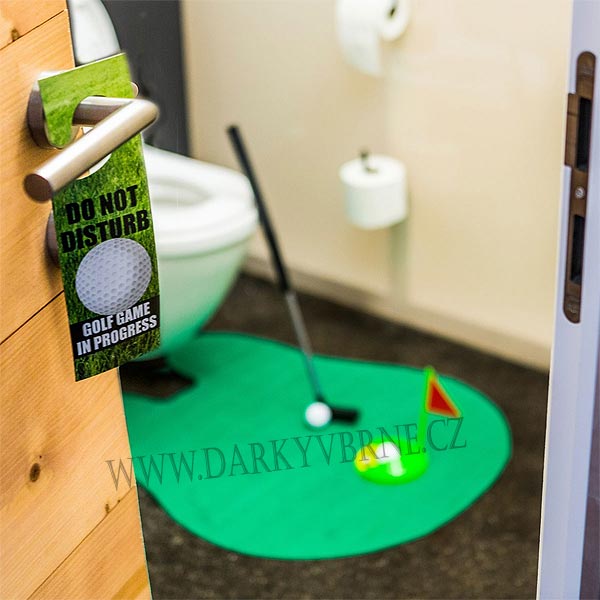 Golf na WC, poslední kus