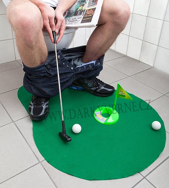 Golf na WC, poslední kus