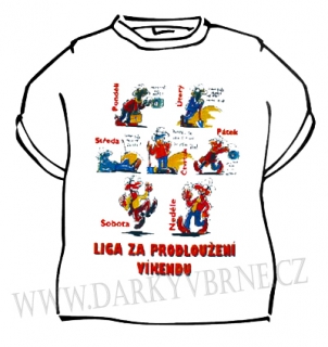 Tričko Liga za prodloužení víkendu - výprodej