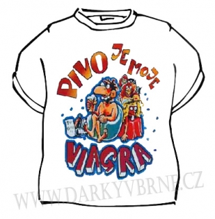 Tričko Pivo je moje viagra