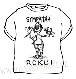 Tričko Sympaťák roku