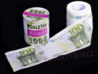 Toaletní papír 100 €