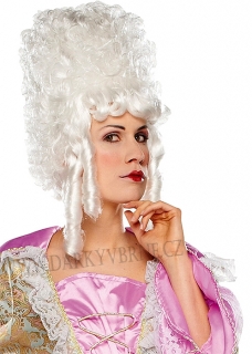Rokoková paruka bílá LUX
